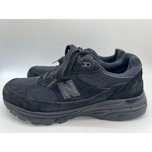 New Balance 993 MiUSA Triple Black Women’s WR993TB Shoes Size 9.5 New - Picture 2 of 16